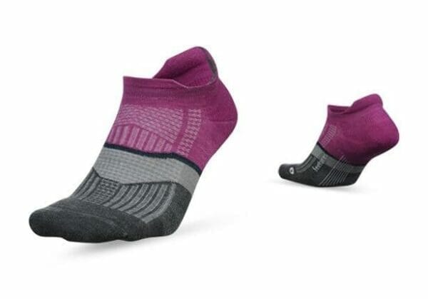 Fitness Mania - Feetures Elite Light Cushion No Show Tab Purple Addict