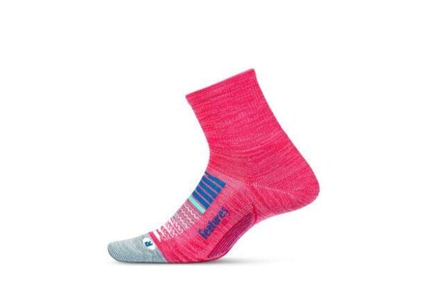 Fitness Mania - Feetures Elite Light Cushion Quarter Quasar Pink