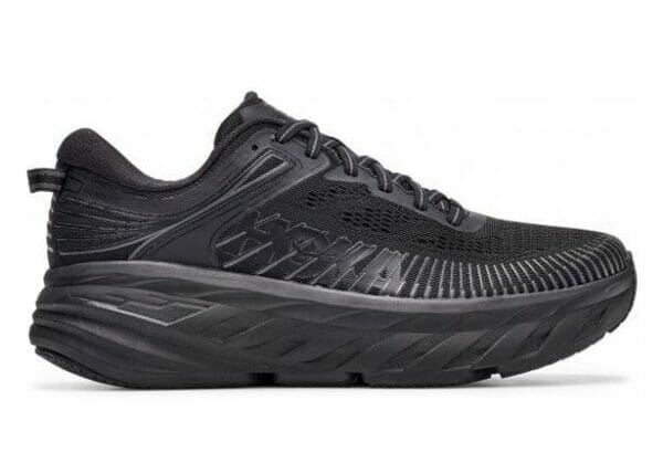 Fitness Mania - Hoka One One Bondi 7 (2E) Mens Black Black