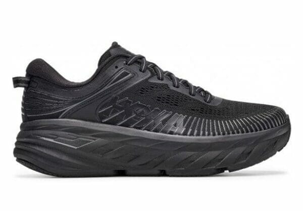 Fitness Mania - Hoka One One Bondi 7 (4E) Mens Black Black