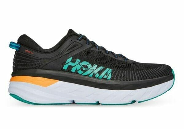 Fitness Mania - Hoka One One Bondi 7 Mens Black Atlantis