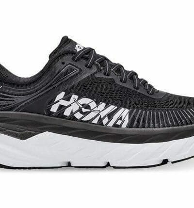 Fitness Mania - Hoka One One Bondi 7 Mens Black White