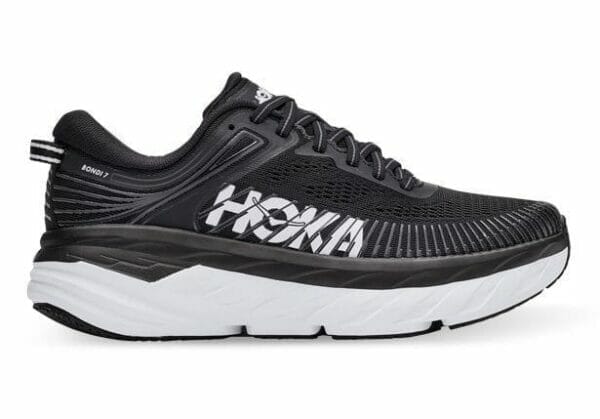 Fitness Mania - Hoka One One Bondi 7 Mens Black White