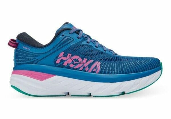 Fitness Mania - Hoka One One Bondi 7 Womens Vallarta Blue Phlox Pink