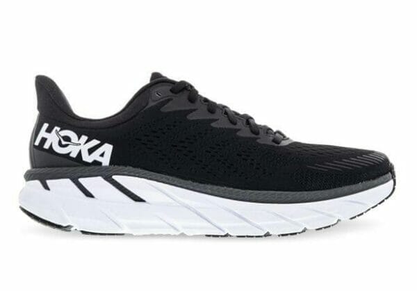 Fitness Mania - Hoka One One Clifton 7 Mens Black White