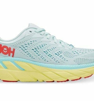 Fitness Mania - Hoka One One Clifton 7 Womens Morning Mist Hot Coral