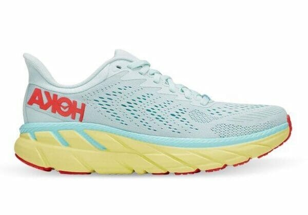 Fitness Mania - Hoka One One Clifton 7 Womens Morning Mist Hot Coral