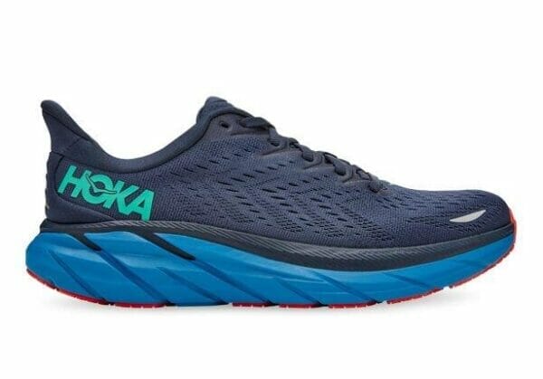 Fitness Mania - Hoka One One Clifton 8 (2E) Mens Outer Space Vallarta Blue