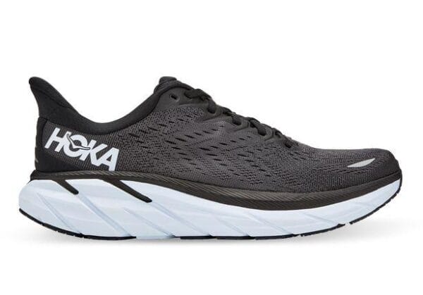 Fitness Mania - Hoka One One Clifton 8 Mens Black White