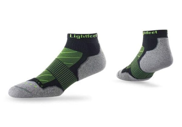 Fitness Mania - Lightfeet Evolution Mini Crew Black Fluro Green