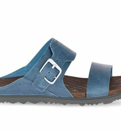 Fitness Mania - Merrell Around Town Buckle Slide Womens Blue Heaven