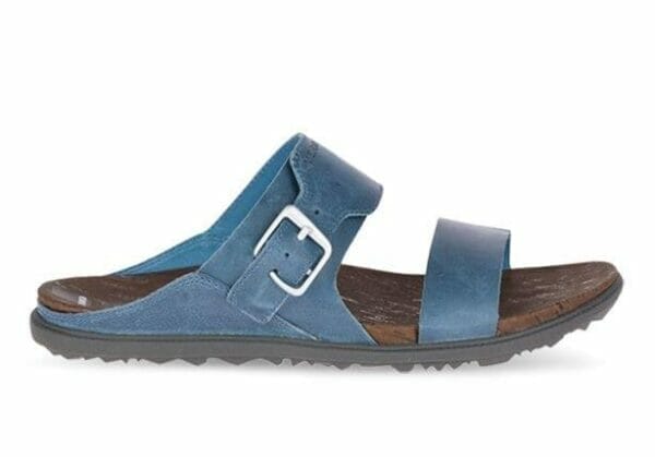 Fitness Mania - Merrell Around Town Buckle Slide Womens Blue Heaven