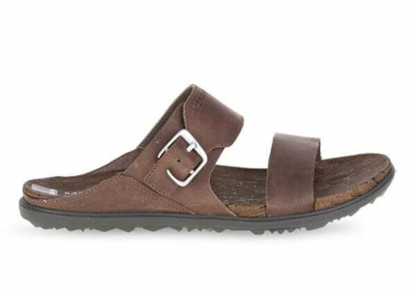 Fitness Mania - Merrell Around Town Buckle Slide Womens Brown