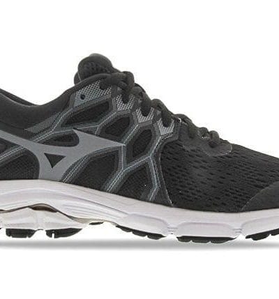 Fitness Mania - Mizuno Wave Equate 4 Womens Black Monument Champagne