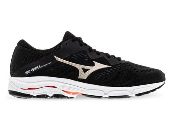 Fitness Mania - Mizuno Wave Equate 5 Mens Black Gold Red