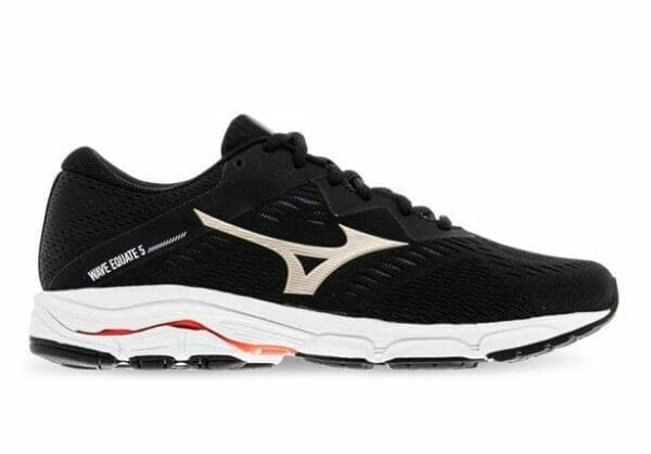 Fitness Mania - Mizuno Wave Equate 5 Womens Black Gold Red