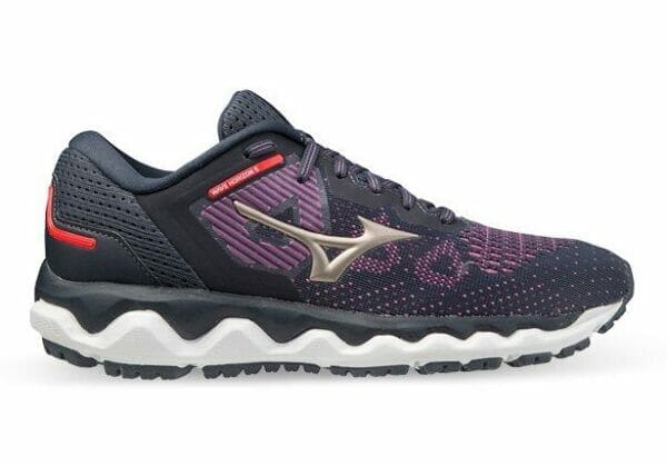 Fitness Mania - Mizuno Wave Horizon 5 Womens Chinese Violet Platinum Gold Ink