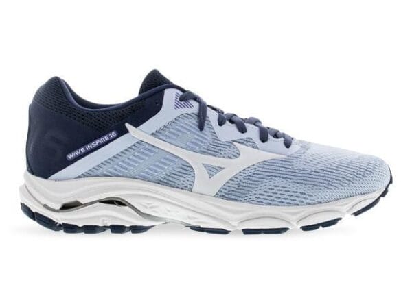 Fitness Mania - Mizuno Wave Inspire 16 (D) Womens Arctic Ice Mood Indigo