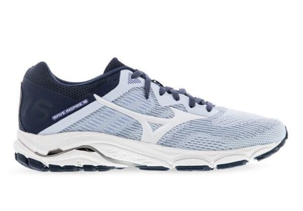 Fitness Mania - Mizuno Wave Inspire 16 Womens Arctic Ice Mood Indigo