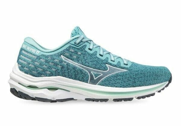 Fitness Mania - Mizuno Wave Inspire 17 Waveknit Womens Dusty Turquoise White Jade