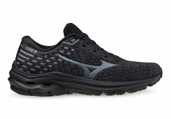 Fitness Mania - Mizuno Wave Inspire 17 Waveknit Womens Obsidian Turbulence