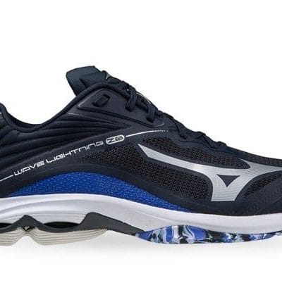 Fitness Mania - Mizuno Wave Lightning Z6 Mens Sky Captain Galaxy Silver Blue