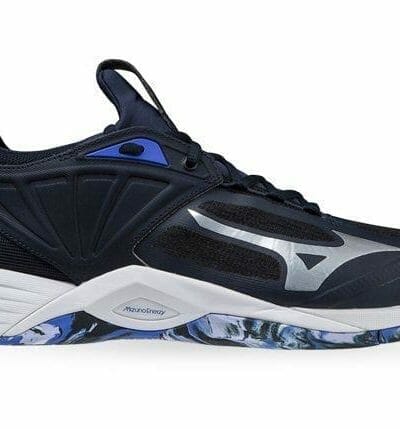 Fitness Mania - Mizuno Wave Momentum 2 Mens Captain Silver Blue