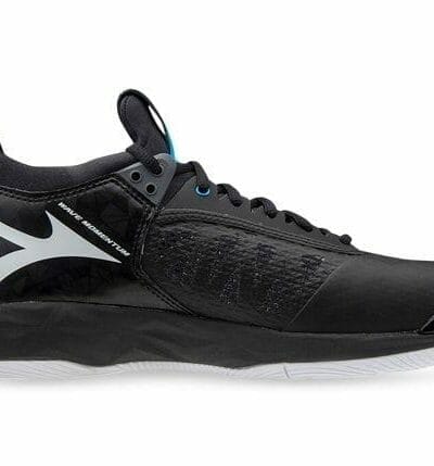 Fitness Mania - Mizuno Wave Momentum Mens Black White