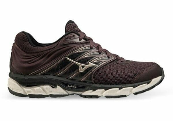 Fitness Mania - Mizuno Wave Paradox 5 Womens Fudge Platinum Gold Snow White