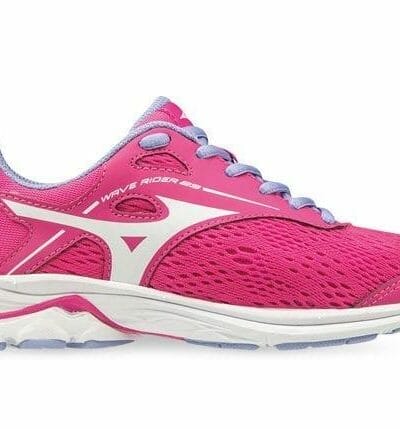 Fitness Mania - Mizuno Wave Rider 23 (Gs) Kids Athena White Jacaranda