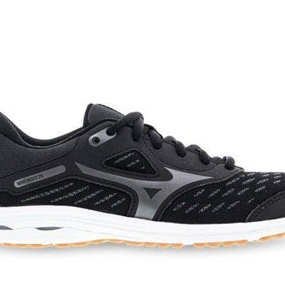 Fitness Mania - Mizuno Wave Rider 24 (Gs) Kids Black Biscuit