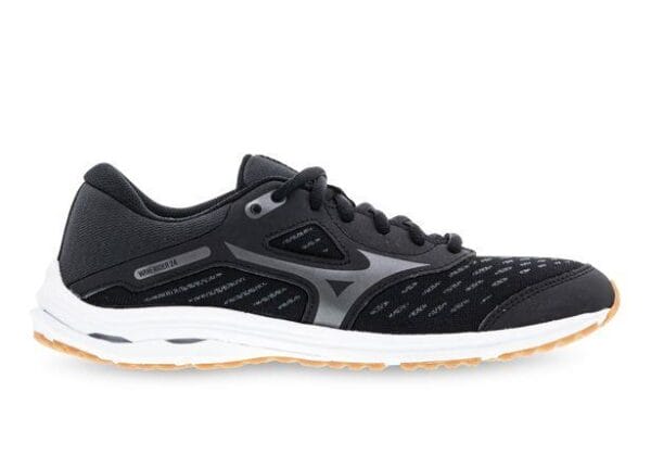 Fitness Mania - Mizuno Wave Rider 24 (Gs) Kids Black Biscuit