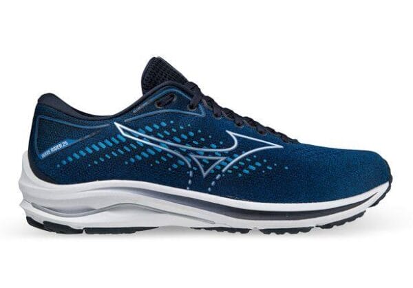 Fitness Mania - Mizuno Wave Rider 25 Mens Indigo Blue Captain