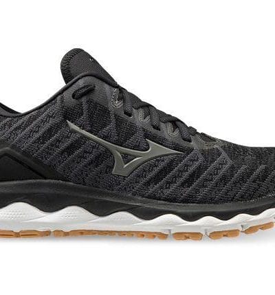 Fitness Mania - Mizuno Wave Sky 4 Waveknit Mens Black Biscuit