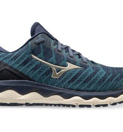 Fitness Mania - Mizuno Wave Sky 4 Waveknit Mens Hydro Bronzeen