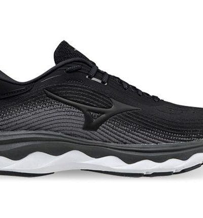 Fitness Mania - Mizuno Wave Sky 5 (2E) Mens Black Black Quiet Shade