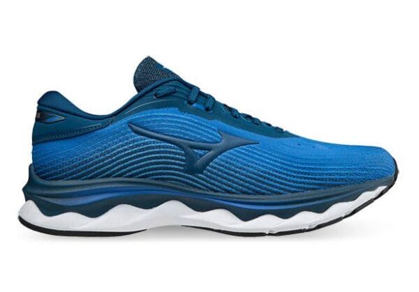 Fitness Mania - Mizuno Wave Sky 5 Mens Indigo Blue Sea Blue