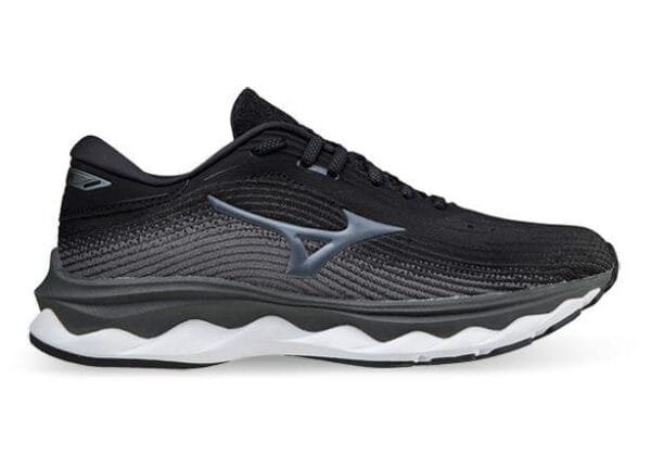 Fitness Mania - Mizuno Wave Sky 5 Womens Black Gray Quiet Shade