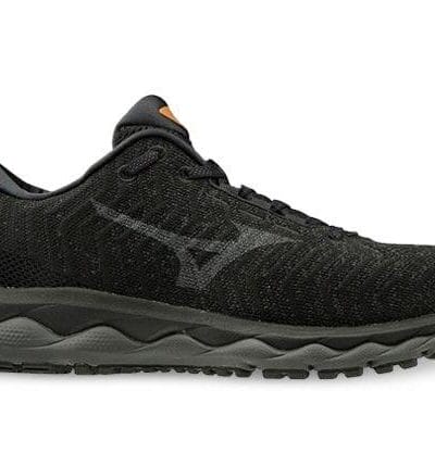 Fitness Mania - Mizuno Wave Sky Waveknit 3 Mens Black Dark Shadow