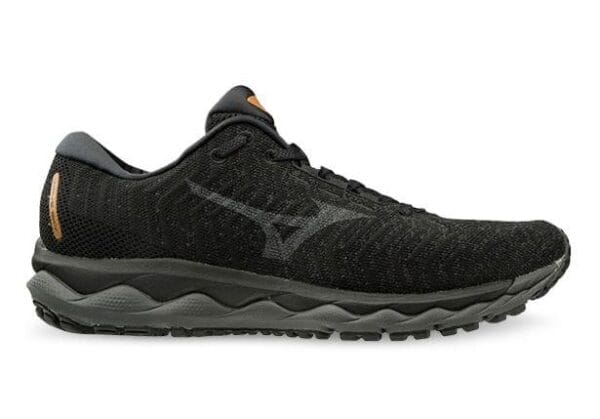 Fitness Mania - Mizuno Wave Sky Waveknit 3 Mens Black Dark Shadow