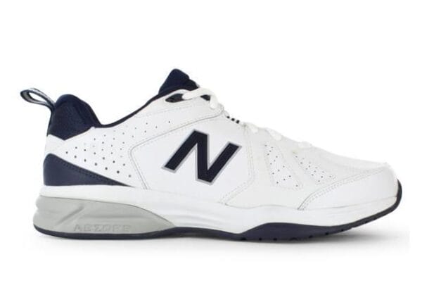 Fitness Mania - New Balance 624 V5 (2E) Mens White Navy