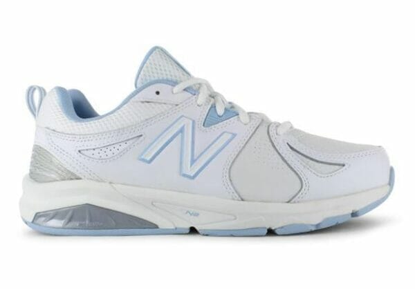 Fitness Mania - New Balance 857 V2 (2E) Womens White Blue