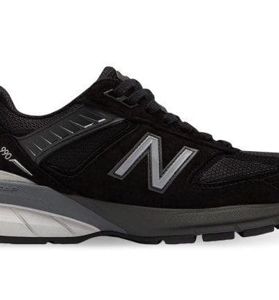 Fitness Mania - New Balance 990 V5 (D) Womens Black Silver