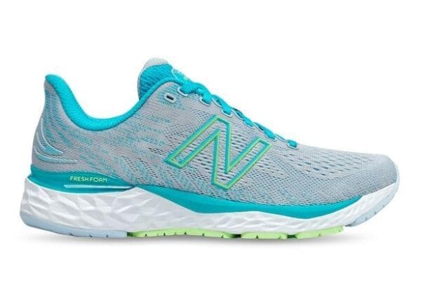 Fitness Mania - New Balance Fresh Foam 880 V11 Womens Silver Blue