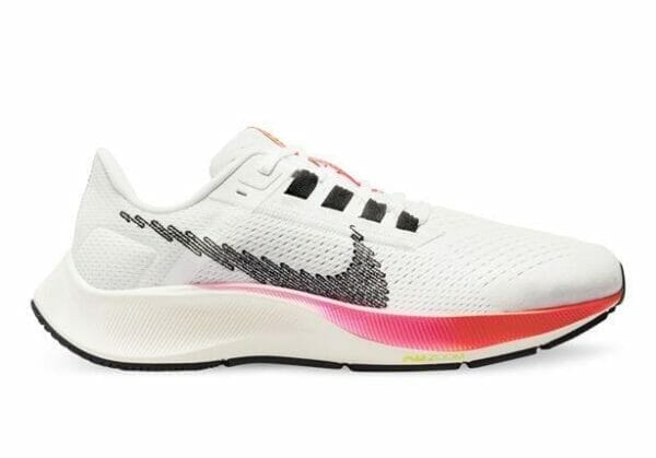 Fitness Mania - Nike Air Zoom Pegasus 38 Womens White Black Football Grey Pink Blast