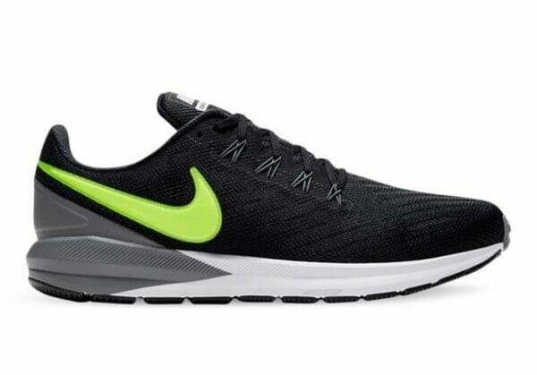 Fitness Mania - Nike Air Zoom Structure 22 Mens Black Volt Smoke Grey Fog