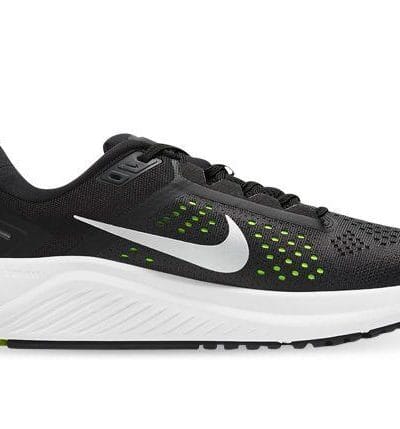 Fitness Mania - Nike Air Zoom Structure 23 Mens Black Metallic Silver Volt Anthracite
