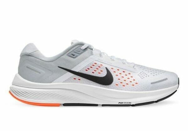 Fitness Mania - Nike Air Zoom Structure 23 Mens White Black Wolf Grey Hyper Crimson