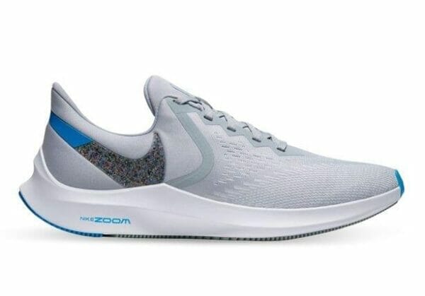 Fitness Mania - Nike Air Zoom Winflo 6 Mens Wolf Grey Multi Color White Blue Hero