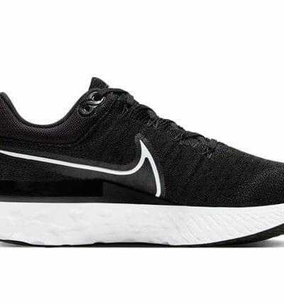 Fitness Mania - Nike React Infinity Run Flyknit 2 Womens Black White Iron Grey